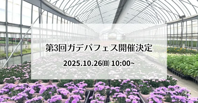 第3回ガデパフェス開催決定